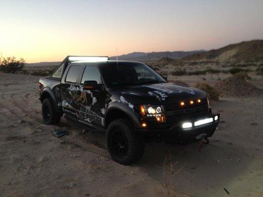 Ford SVT Raptor for truck and wench, displayed at the 2017 Sema Show