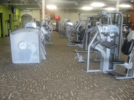 Open strength equipment area