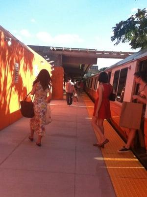 Getting off orange line at oak grove!