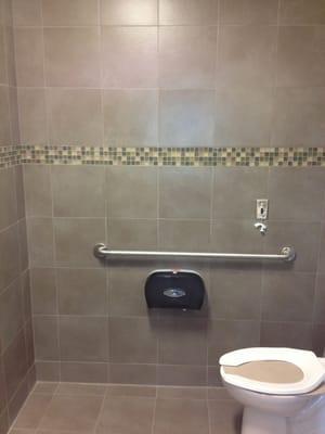 Bathroom wall and floor tile.