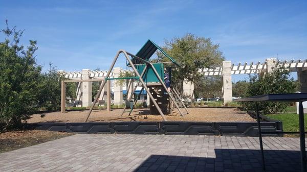 Nice little playground at World Golf Village Renaissance... Between the hotel and Caddy Shack. Could use more seating and some shade trees.