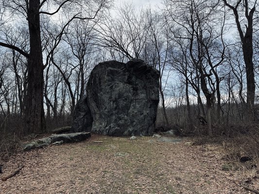 View Of Glacial Erratic