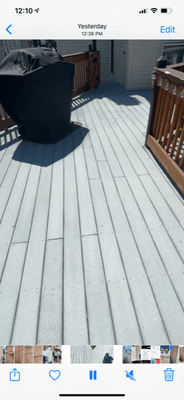 clean deck