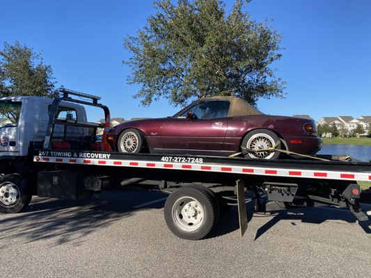 You have a lowered car ? Not a problem we can still tow it