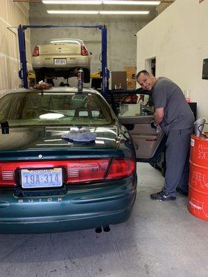 Getting our 99 Buick Regal ready for sale