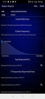 Engine codes