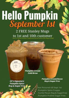 Fall Drink Release date and FREE giveaway