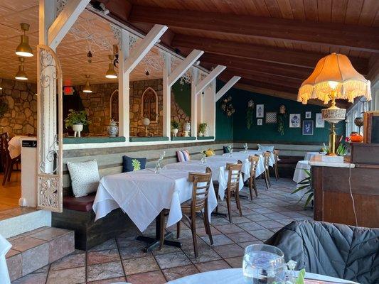 Interior dining area