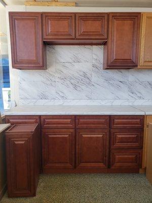 Grand Reserve Cherry Kitchen Cabinets.