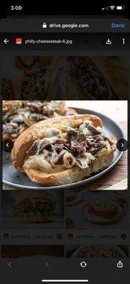 Philly cheesesteak