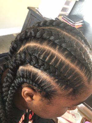 Feed-In Cornrows