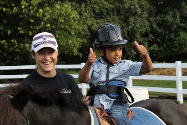 A PT session at our Charlotte Farm