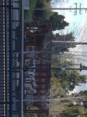 #southpacific #railroad #boxcar #siliconevalley #blastfromthepast #cool #sunnyvale #twitter