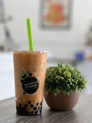 Thai Milk Tea with Original Boba