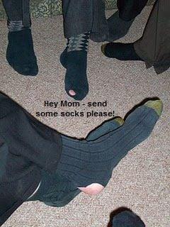 Missionaries need socks!