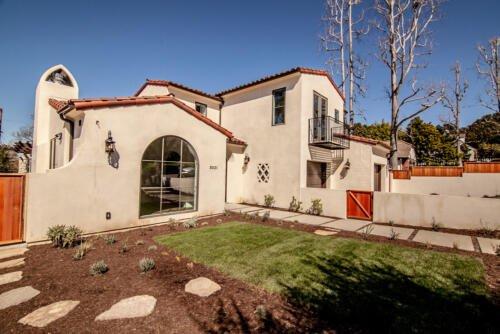 whole house and yard. highlight on outdoor stone work and outdoor walls