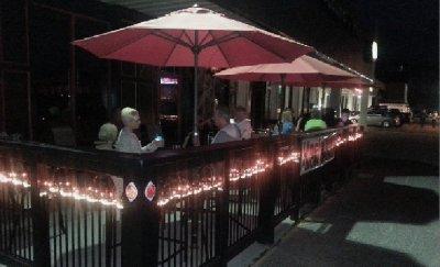 Nightlife on the patio!