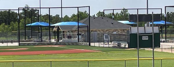 Ball field and concession