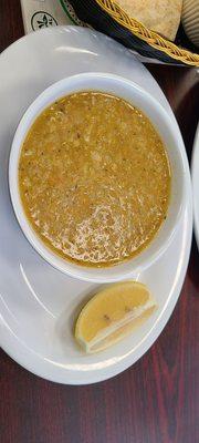 Lemon lentil soup