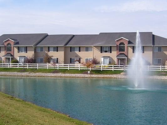 Front Pond with Fountain