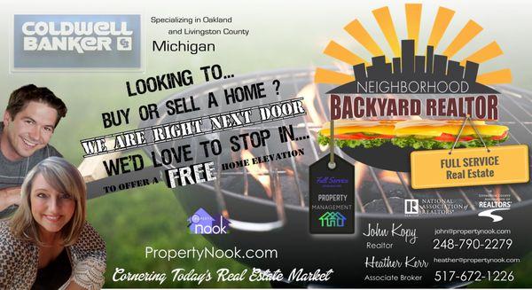 Backyard Realtor
 http://www.propertynook.com/michigan-subdivisions