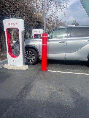 ICE cars blocking access