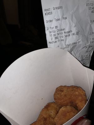 Reg nuggets not what i asked for