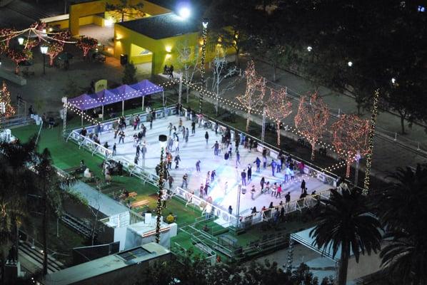 Pershing Square Ice Skating Rink