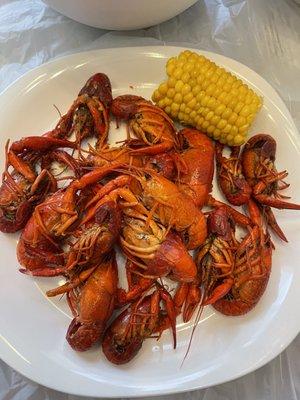 Live Boiled Crawfish