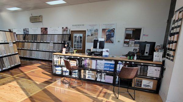 Interior of LL Flooring #1221 - Stafford | Check Out Area