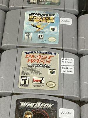 A hard to find Nintendo 64 game.