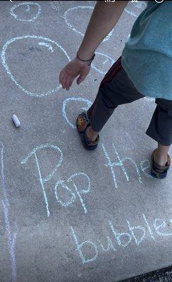 Chalk City area of Jen's Camp