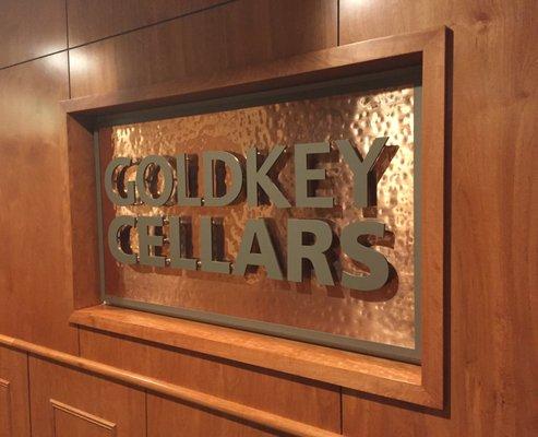 GoldKey Cellars wine storage