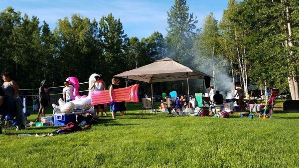 Common area for church picnics