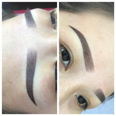 Ombré powder brow (semi permanent lasts 2-3 years) $350