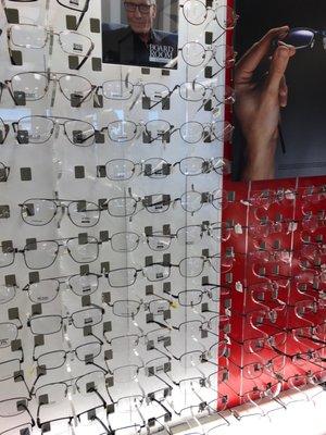 Glasses section