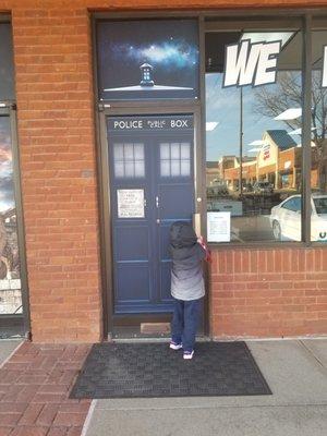 Come on in to our comic book and board game store, time lord.