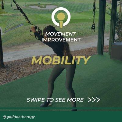 Golf mobility training