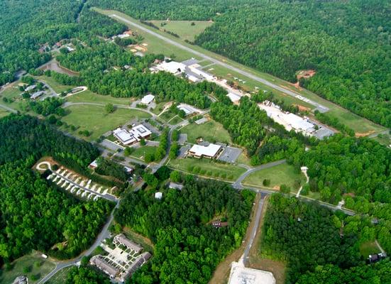 Aerial photo of the JAARS campus.