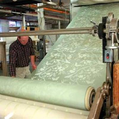 We prepare all of our fabrics for printing, then print, finish, inspect, and ship from our facility in Westerly, Rhode Island.