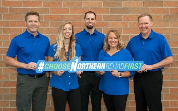 Our DeKalb Sycamore Road Team - Aaron, Lauren, Brandon, Melissa B., and Ken - are here to help you with all of your physical therapy needs.