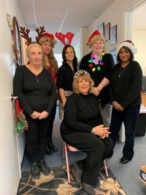 The Team at Torri's Legal Services at Christmas