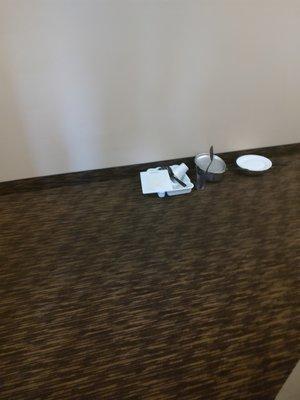 Housekeeping cleaned out room and left this in the hallway for the whole weekend