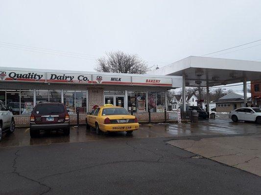 Store with attached gas station.