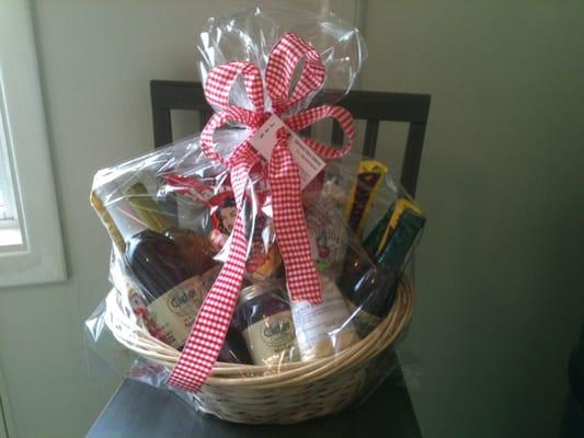 We make up baskets to order and ship all over the US.