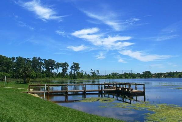 Fishing dock & boat ramp