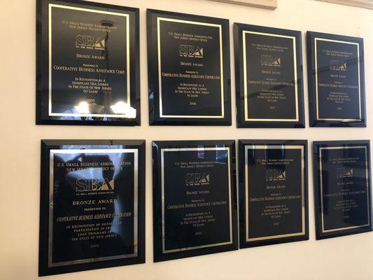 CBAC has won over 20 awards from the US Small Business Administration for financing small businesses in our region.