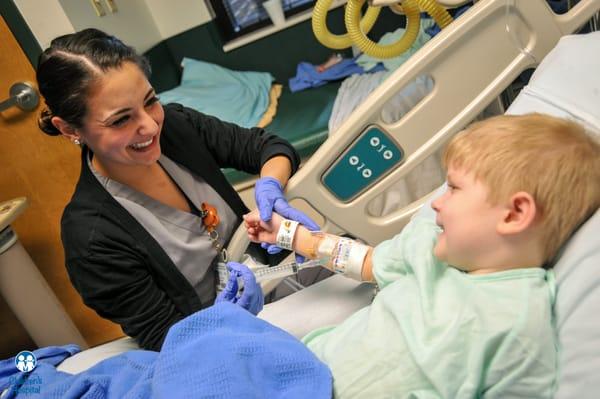 Pediatric hematologists and oncologists take wonderful care of patients at East Tennessee Children's Hospital.