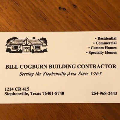 Bill Cogburn Construction Inc.