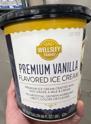 Vanilla ice cream